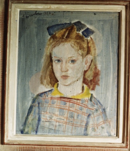 1940 Ritratto-olio su tavola-cm36x44 