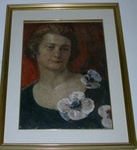 Sisa con fiori bianchi