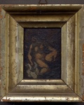 1943 Bagnante-olio su tavola-cm6x5 