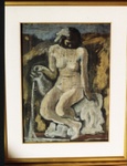 1945 Bagnante con brocca-olio su tela-cm40x30
