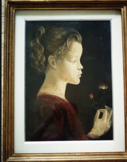 1946 Omaggio al Ghirlandaio-olio su tela-cm33x45